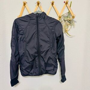 Ivivva By Lululemon Girls Reversible Jacket Black and Gray Size 12